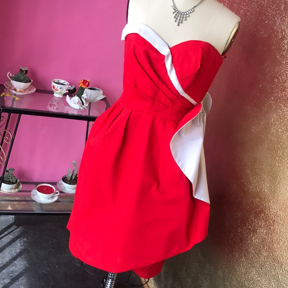 Victor Costa 80's prom tulip dress Small